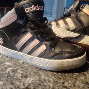 Girls Adidas high top sneakers